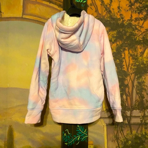 Tie dye Sherpa lined zip up sweatshirt - Picture 2 of 4
